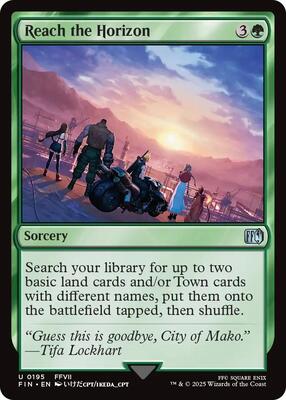 Reach the Horizon card from FINAL FANTASY