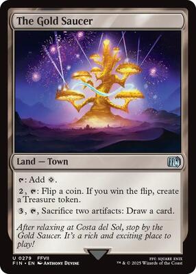 The Gold Saucer card from FINAL FANTASY