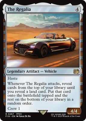The Regalia card from FINAL FANTASY