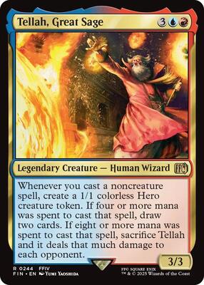 Tellah, Great Sage card from FINAL FANTASY