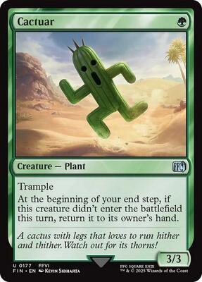 Cactuar card from FINAL FANTASY