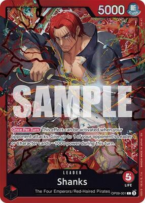Shanks (Reprint) card from Starter Deck 23: RED Shanks