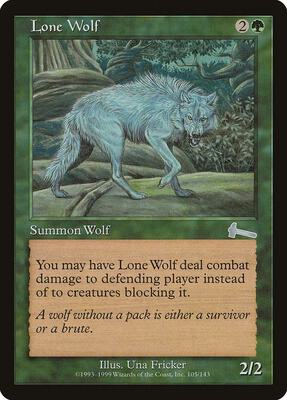 Lone Wolf card from Urza's Legacy
