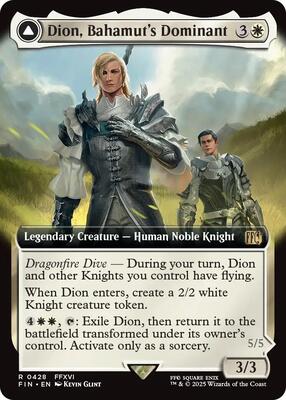 Dion, Bahamut's Dominant (Extended Art) card from FINAL FANTASY