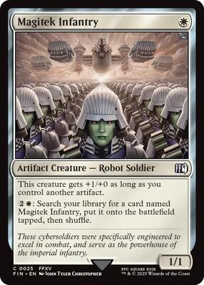 Magitek Infantry card from FINAL FANTASY
