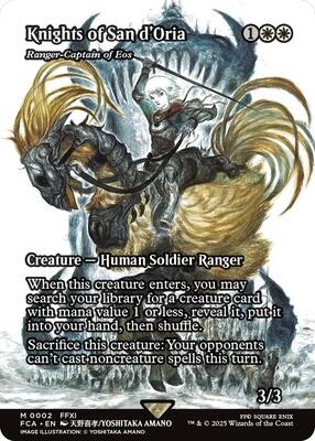 Knights of San d'Oria - Ranger-Captain of Eos (Showcase) card from FINAL FANTASY: Through the Ages