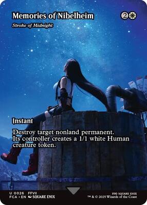 Memories of Nibelheim - Stroke of Midnight (Showcase) card from FINAL FANTASY: Through the Ages