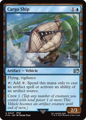 Cargo Ship card from FINAL FANTASY