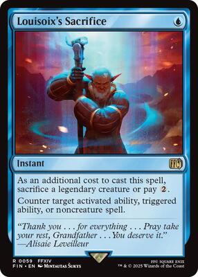 Louisoix's Sacrifice card from FINAL FANTASY