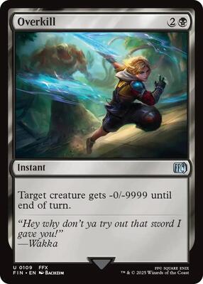 Overkill card from FINAL FANTASY
