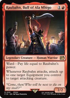 Raubahn, Bull of Ala Mhigo card from FINAL FANTASY