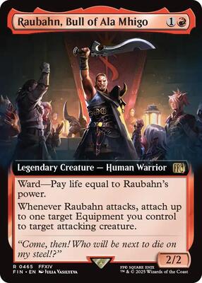 Raubahn, Bull of Ala Mhigo (Extended Art) card from FINAL FANTASY