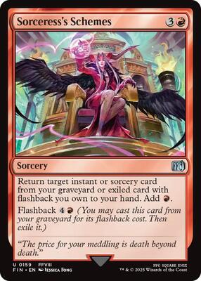 Sorceress's Schemes card from FINAL FANTASY