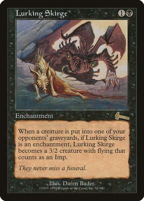 Lurking Skirge card from Urza's Legacy