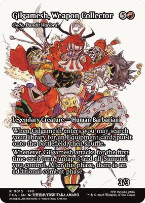 Gilgamesh, Weapon Collector - Godo, Bandit Warlord (Showcase) card from FINAL FANTASY: Through the Ages
