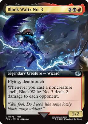Black Waltz No. 3 (Extended Art) card from FINAL FANTASY