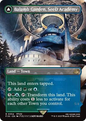 Balamb Garden, SeeD Academy (Borderless) card from FINAL FANTASY
