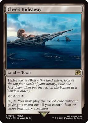 Clive's Hideaway card from FINAL FANTASY