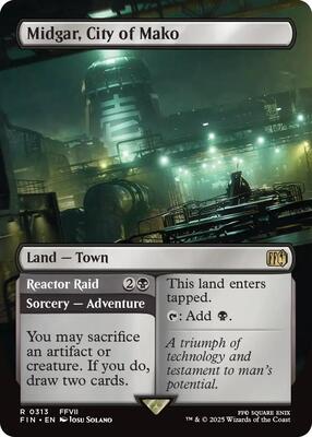 Midgar, City of Mako (Borderless) card from FINAL FANTASY