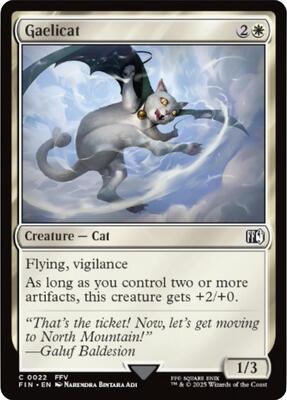 Gaelicat card from FINAL FANTASY