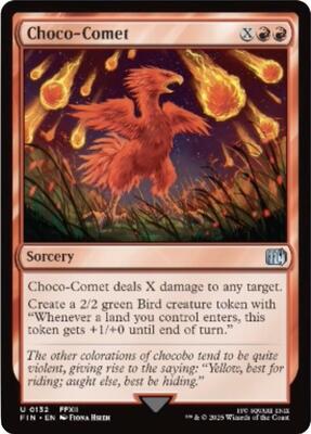 Choco-Comet card from FINAL FANTASY
