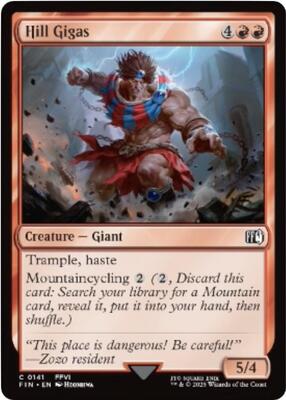 Hill Gigas card from FINAL FANTASY