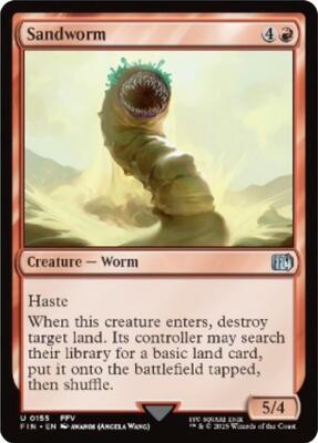 Sandworm card from FINAL FANTASY