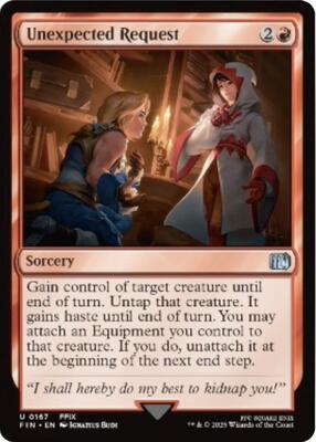 Unexpected Request card from FINAL FANTASY