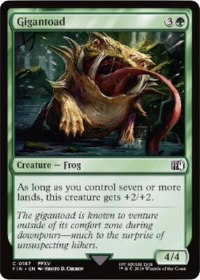 Gigantoad card from FINAL FANTASY
