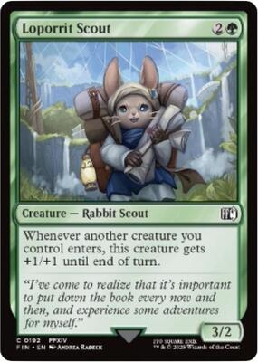 Loporrit Scout card from FINAL FANTASY