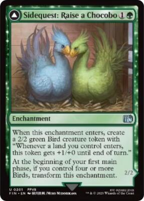 Sidequest: Raise a Chocobo card from FINAL FANTASY