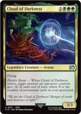 Cloud of Darkness card from FINAL FANTASY