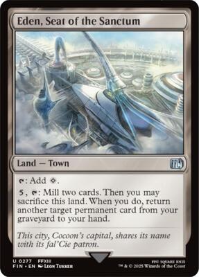 Eden, Seat of the Sanctum card from FINAL FANTASY