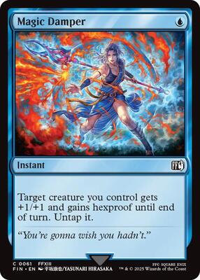 Magic Damper card from FINAL FANTASY