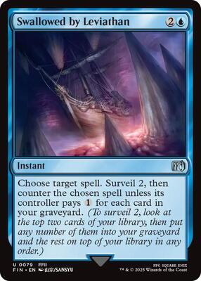 Swallowed by Leviathan card from FINAL FANTASY