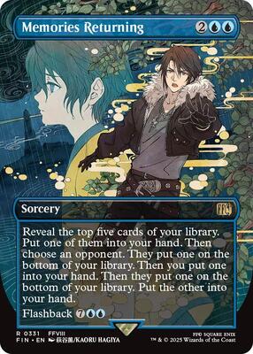 Memories Returning (Borderless) card from FINAL FANTASY