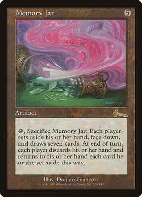 Memory Jar card from Urza's Legacy