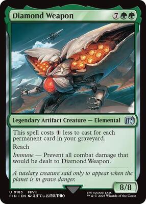 Diamond Weapon card from FINAL FANTASY