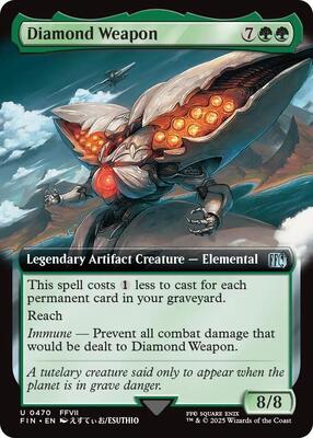 Diamond Weapon (Extended Art) card from FINAL FANTASY