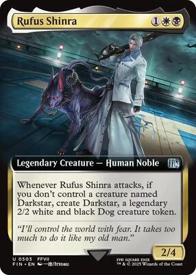 Rufus Shinra (Extended Art) card from FINAL FANTASY