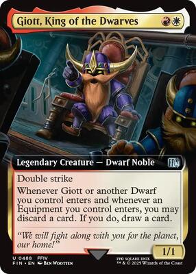 Giott, King of the Dwarves (Extended Art) card from FINAL FANTASY