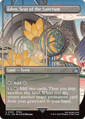Eden, Seat of the Sanctum (Borderless) card from FINAL FANTASY