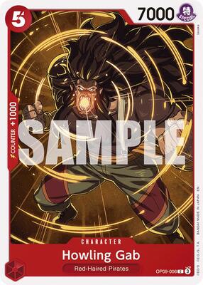 Howling Gab (Reprint) card from Starter Deck 23: RED Shanks