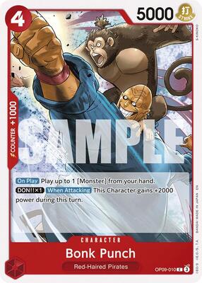 Bonk Punch (Reprint) card from Starter Deck 23: RED Shanks