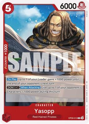 Yasopp (Reprint) card from Starter Deck 23: RED Shanks