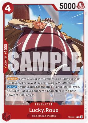 Lucky.Roux (Reprint) card from Starter Deck 23: RED Shanks