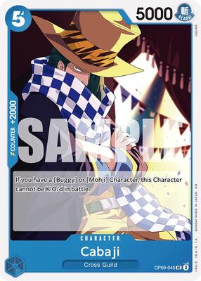 Cabaji (Reprint) card from Starter Deck 25: BLUE Buggy