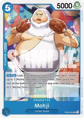 Mohji (Reprint) card from Starter Deck 25: BLUE Buggy