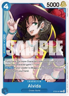 Alvida card from Starter Deck 25: BLUE Buggy