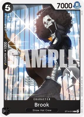 Brook (Reprint) card from Starter Deck 26: PURPLE/BLACK Monkey.D.Luffy